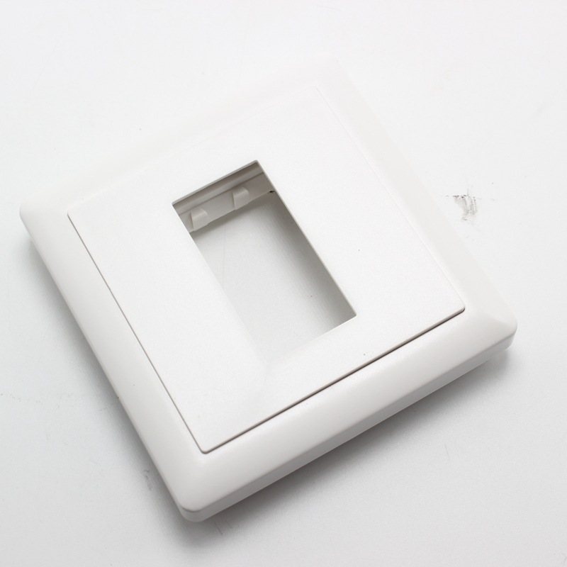 法式单口面板 86型单口信息面板双口信息面板