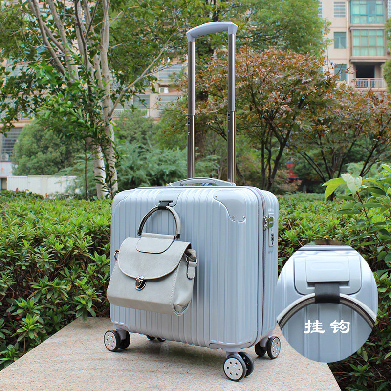 Luggage Suitcase with Universal Wheels, 18inch Wheeled Suitcase for Women, 16-Inch Travel Suitcase, Carry-On Password Lock Suitcase, Portable for Business Trips Luggage Suitcase with Universal Wheels, 18inch Wheeled Suitcase for Women, 16-Inch Travel Suitcase, Carry-On Password Lock Suitcase, Portable for Business Trips