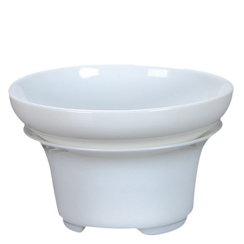 Tea leakage tea filter creative ceramic filter tea tea filter white porcelain tea funnel kung fu tea set accessories