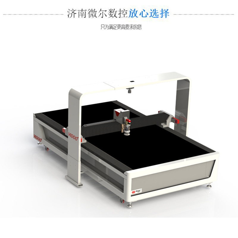 济南微尔全自动送料服装切割机 大视觉切割 自动送料滚圆刀切割