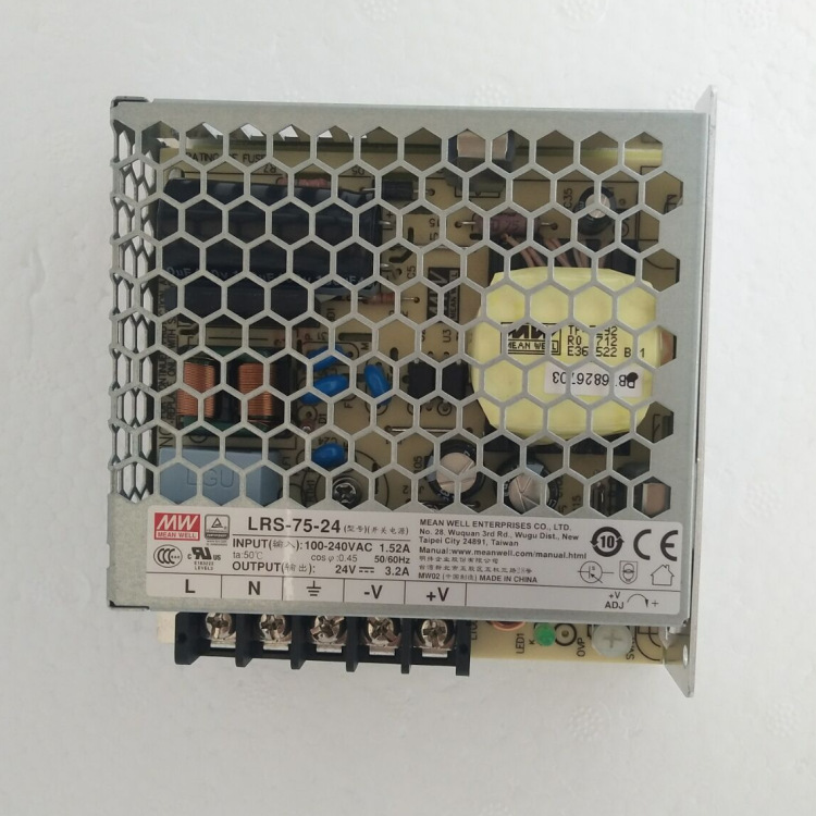 激光光纤打标机自动化主板控制台湾明纬开关电源LRS-75-24 3.2A