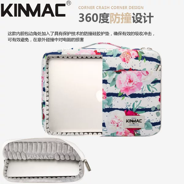 360-Degree Shockproof Protective Case for Laptop Apple 13 MacBook 15 Laptop Sleeve 14inch Women's