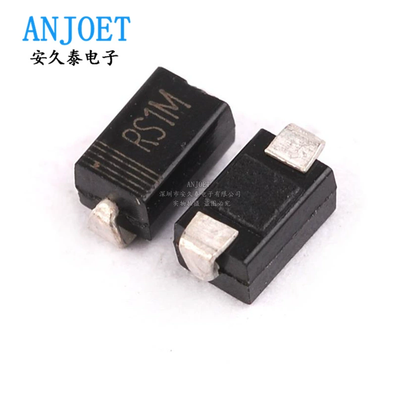 RS1M диодный патч с быстрым восстановлением FR107 SMA 1A/1000V DO-214AC новый оригинальный