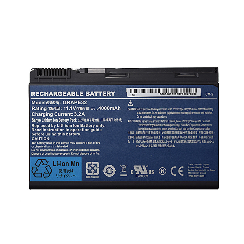 For ACER ACER TravelMate 5520 laptop battery TM00741 GRAPE32 battery For ACER ACER TravelMate 5520 laptop battery TM00741 GRAPE32 battery
