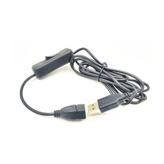 3-meter USB extension cord with switch, USB male to female data extension cord, USB fan LED power switch cord