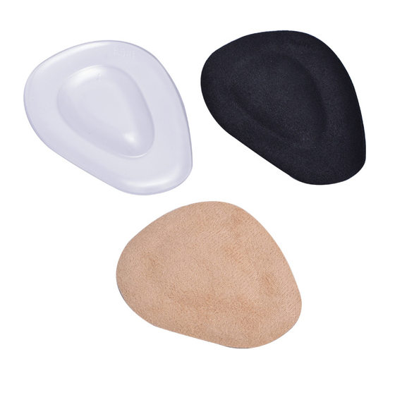 Forefoot Pad Thickened Anti-Pain Non-Slip Soft Half Size Pad High Heels Insole Women's Half Pad Silicone Fleece Forefoot Pad