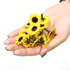 Sunflower head simulation flower DIY handmade accessories chrysanthemum head small flowers home decoration