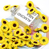 Sunflower head simulation flower DIY handmade accessories chrysanthemum head small flowers home decoration