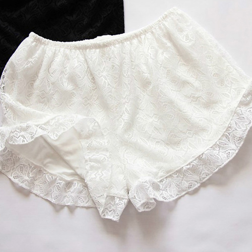 Qilixiang sexy wearable lace safety pants for women anti-exposure bottoming shorts safety pants summer