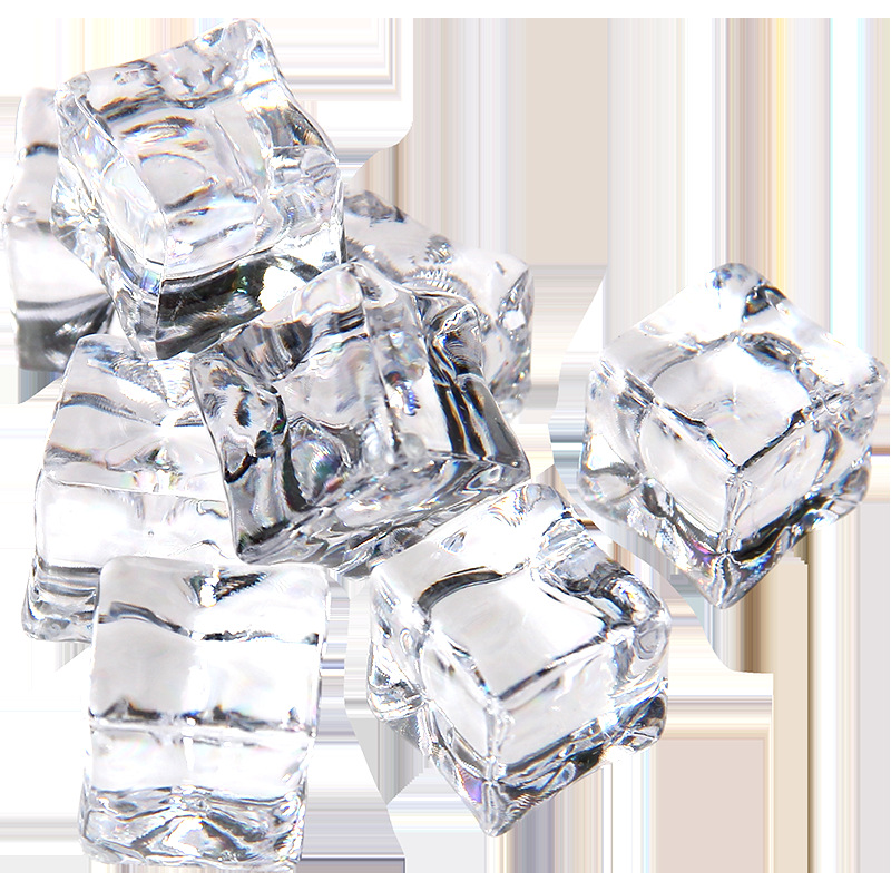 acrylic plastic square transparent photography props