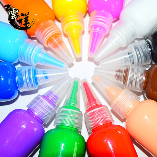 Factory Direct Sale 60ML Finger Paints for Children DIY Handicrafts Painting and Drawing Watercolor Paints