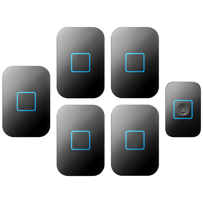 卡佳斯A88一拖五无线门铃 远距离遥控音乐门铃老人呼叫器智能门铃