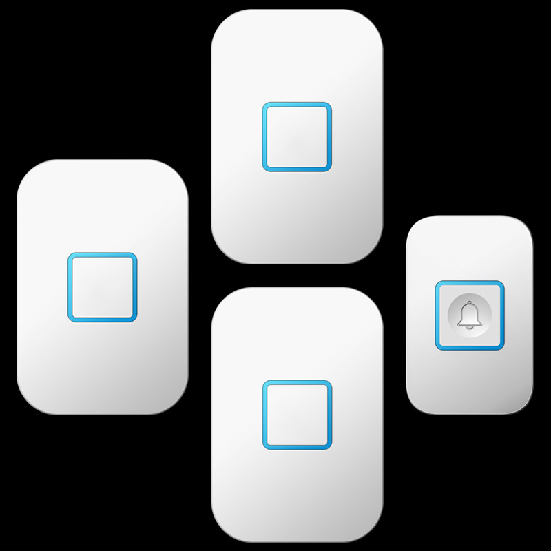 卡佳斯A88一拖三无线门铃 远距离遥控音乐门铃老人呼叫器智能门铃