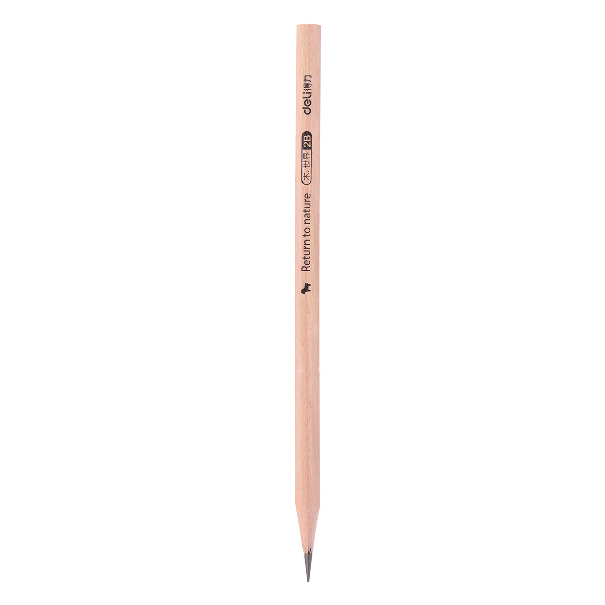 Deli S909 estudiante de madera hexagonal lápiz examen lápiz 2B 12 caja