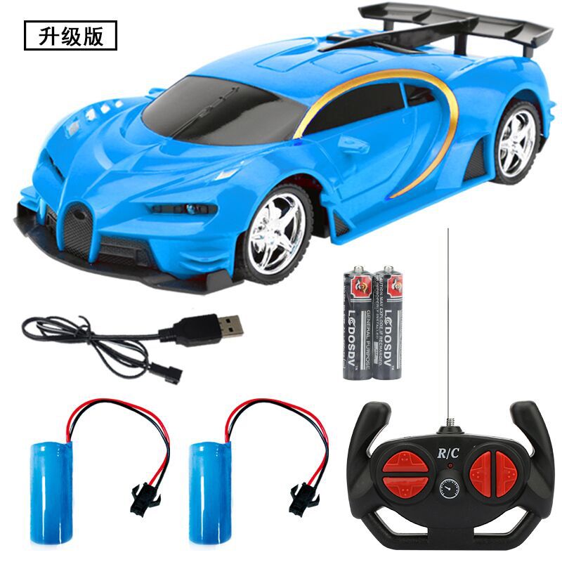 Coche de control remoto niño eléctrico juguete coche deportivo carga todoterreno jeep modelo de cuatro vías 1 18 simulación