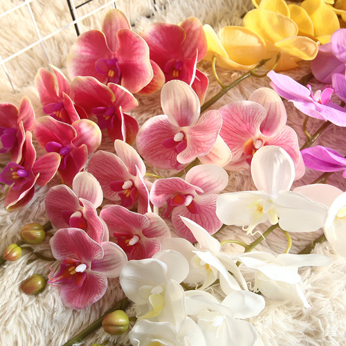 Phalaenopsis artificial flower plant bonsai wedding decoration INS style artificial plant wall flower wall rose MW18904
