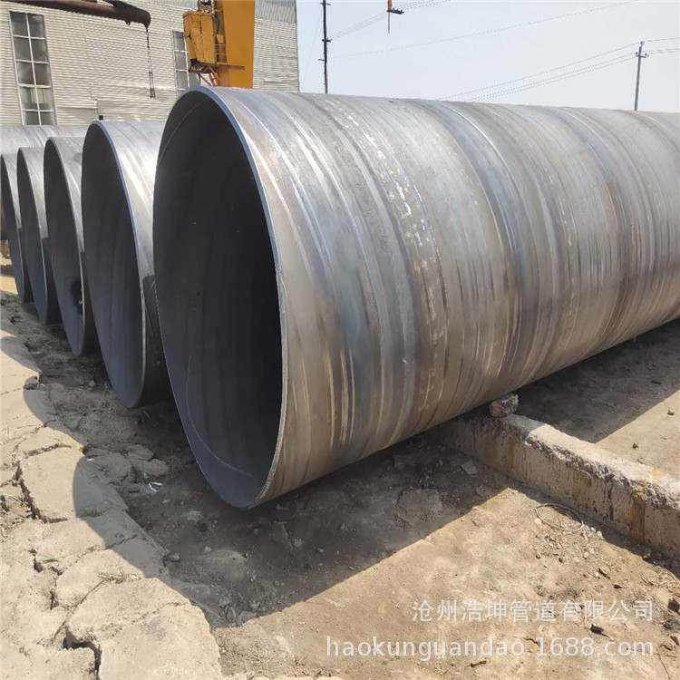 立柱螺旋管 广告桩钢管 沧州螺旋管厂家 螺旋管仓储 325现货钢管