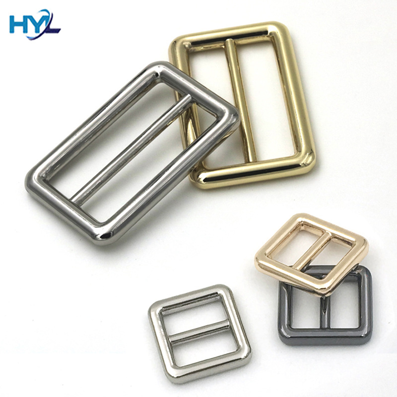 日字扣厂家批发箱包五金配件合金属三档扣肩带调节拉心扣轻便