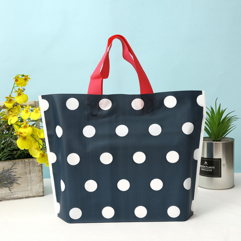 Bolso de plástico esmerilado bolsa de ropa al por mayor bolsa de tienda de ropa de gran tamaño pequeño embalaje de regalo caja de zapatos bolsa de impresión