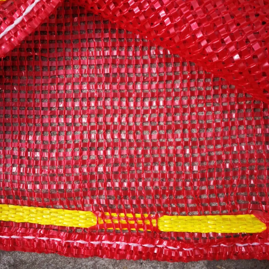 源头工厂生产PP材质圆织网眼袋柚子外包袋