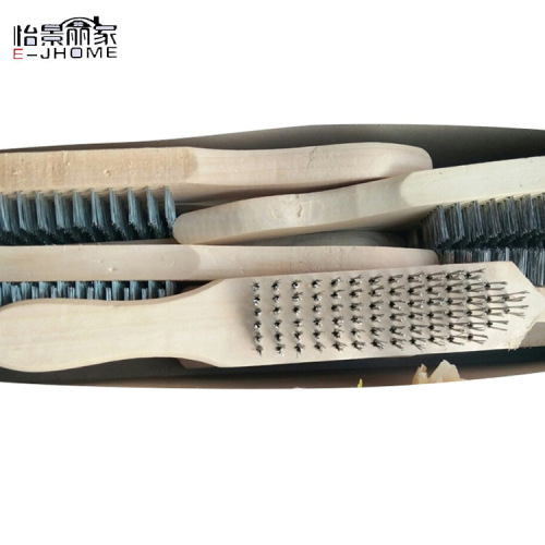 Manufacturer supplies wire brush, rust removal brush, fish scale brush, cleaning wooden handle wire brush wholesale
