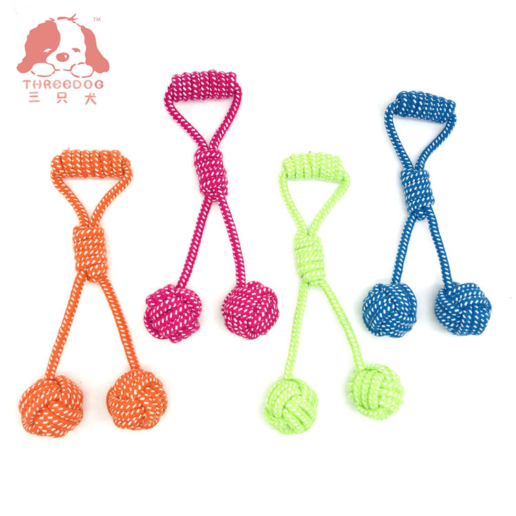 작은 팔찌 더블 볼 30cm 컬러 혼합