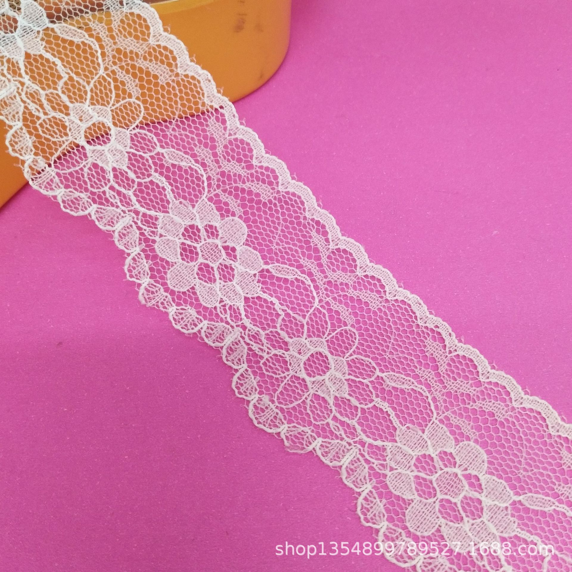 工厂直销现货批发4厘米无弹力蕾丝花边量大优惠欢迎合作