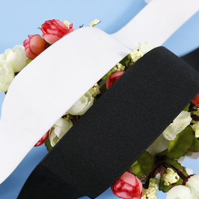 供应2-5cm高弹平板松紧带  瑜伽加密织带 外用丈根带可染色