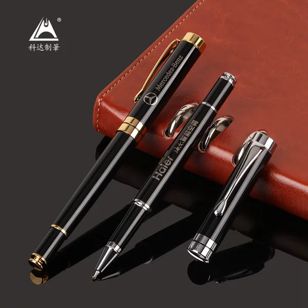 Factory in stock wholesale 186 metal gel pen ball pen business advertising gift signature pen printed LOGO