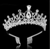 Hair accessory for bride, universal crown, headband, European style, fluffy dress