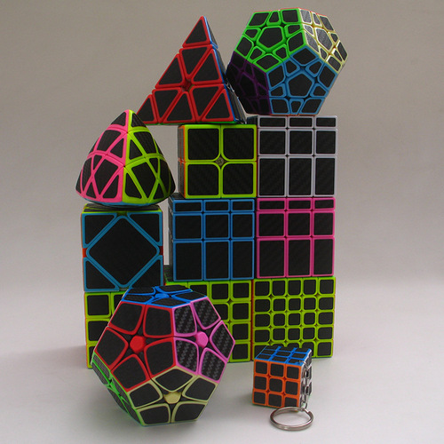 Zcube black carbon fiber series Rubik's cube, second-order, third-order, fourth-order pyramid Rubik's cube and many other Rubik's cubes