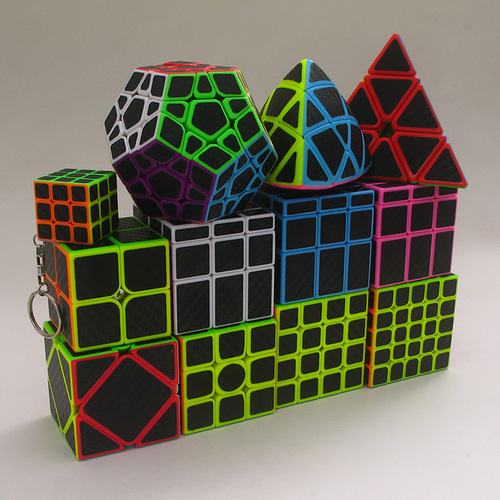 Zcube black carbon fiber series Rubik's cube, second-order, third-order, fourth-order pyramid Rubik's cube and many other Rubik's cubes