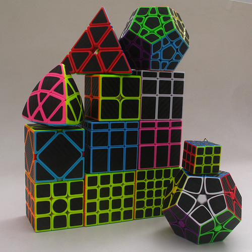 Zcube black carbon fiber series Rubik's cube, second-order, third-order, fourth-order pyramid Rubik's cube and many other Rubik's cubes