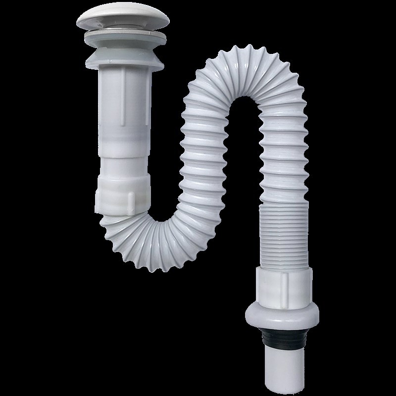 Bounce drain integrated white ceramic cover downpipe bounce basin wash basin drain pipe