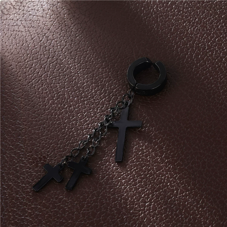 Серебристые стальные серьги-клипсы, аксессуар с бахромой, аксессуары, европейский стиль