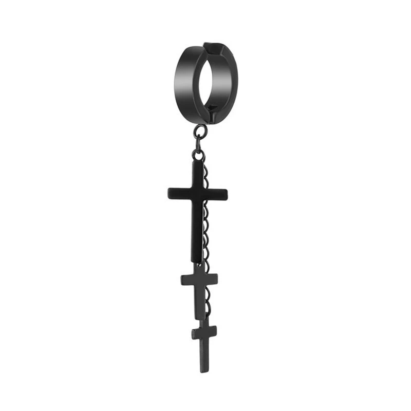 Серебристые стальные серьги-клипсы, аксессуар с бахромой, аксессуары, европейский стиль