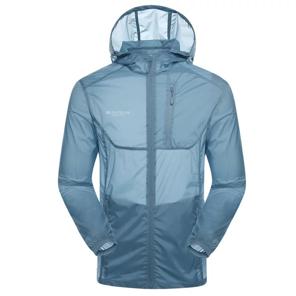 2021 sun protection clothing men's summer skin clothing thin breathable sun protection clothing coat outdoor fishing skin trench coat