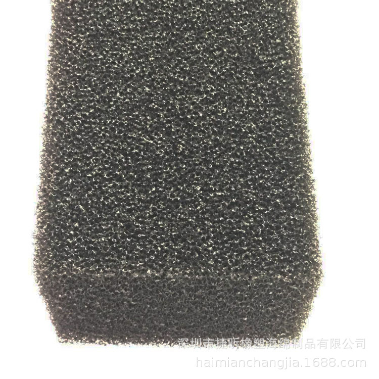 污水过滤固液分离海绵 高密度PU聚氨酯泥沙过滤网 鱼塘过滤海绵