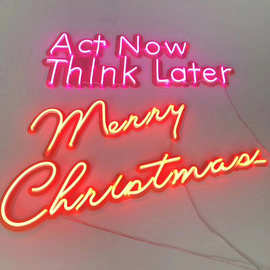 防水LED柔性霓虹灯网红墙酒吧造型广告招牌logo发光字母婚庆装饰