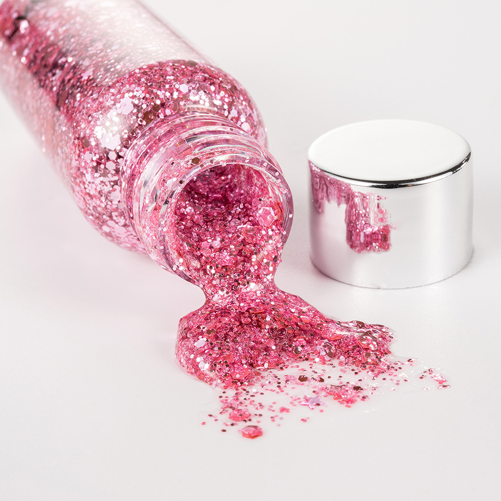 HANDAIYAN transfronterizo sequinilla sombra de ojos gel crema de espectáculo de escenario de spray gran sequinilla explosión de gel corporal flash