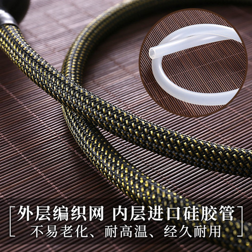 Colorful tea tray drain pipe, tea set accessories with absorbent ball, tea table drain pipe, Kung Fu tea ceremony spare parts, thickened hose