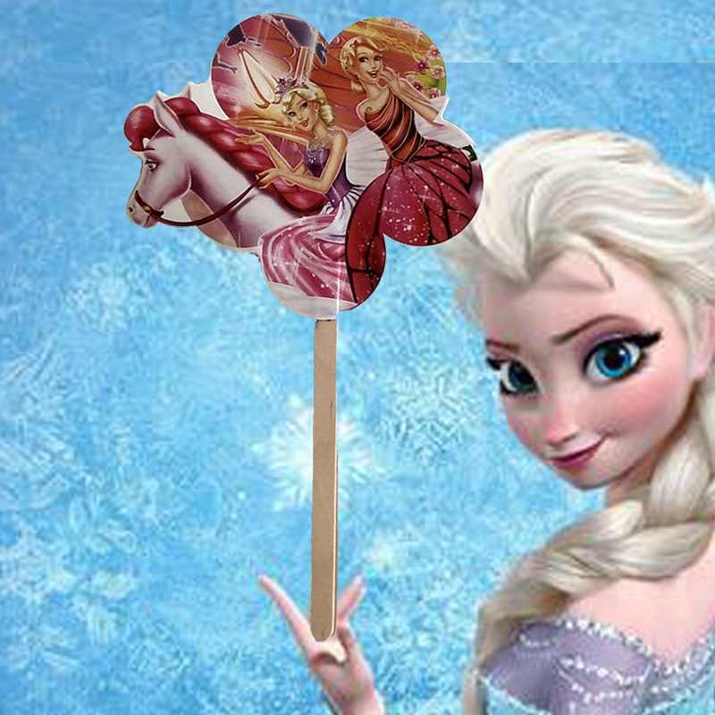 중형 페가수스 꽃 (대나무 손잡이)