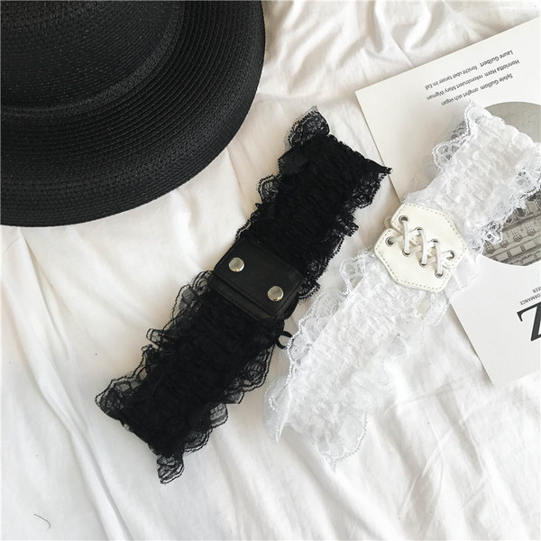 universal lace elastic waist belt