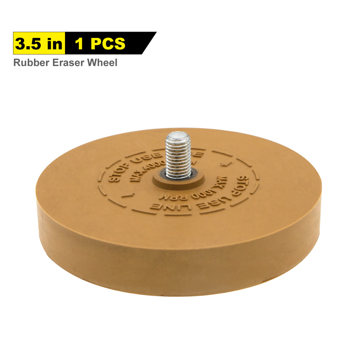 3,5 '88mm rueda de goma de pulido neumático rueda de goma rueda de molienda de goma Decal rueda de eliminación