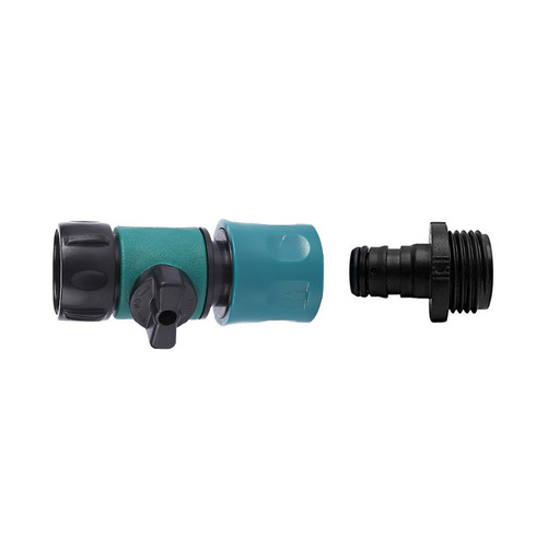 American style with switch quick-connect new material ABS plastic quick connector with valve plastic joint water pipe connector