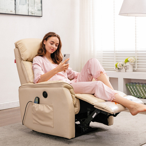 Single-function First-class Space Pod Sofa Electric Modern Leather Beauty Nail Eyelash Small Household Shaking Lazy Person