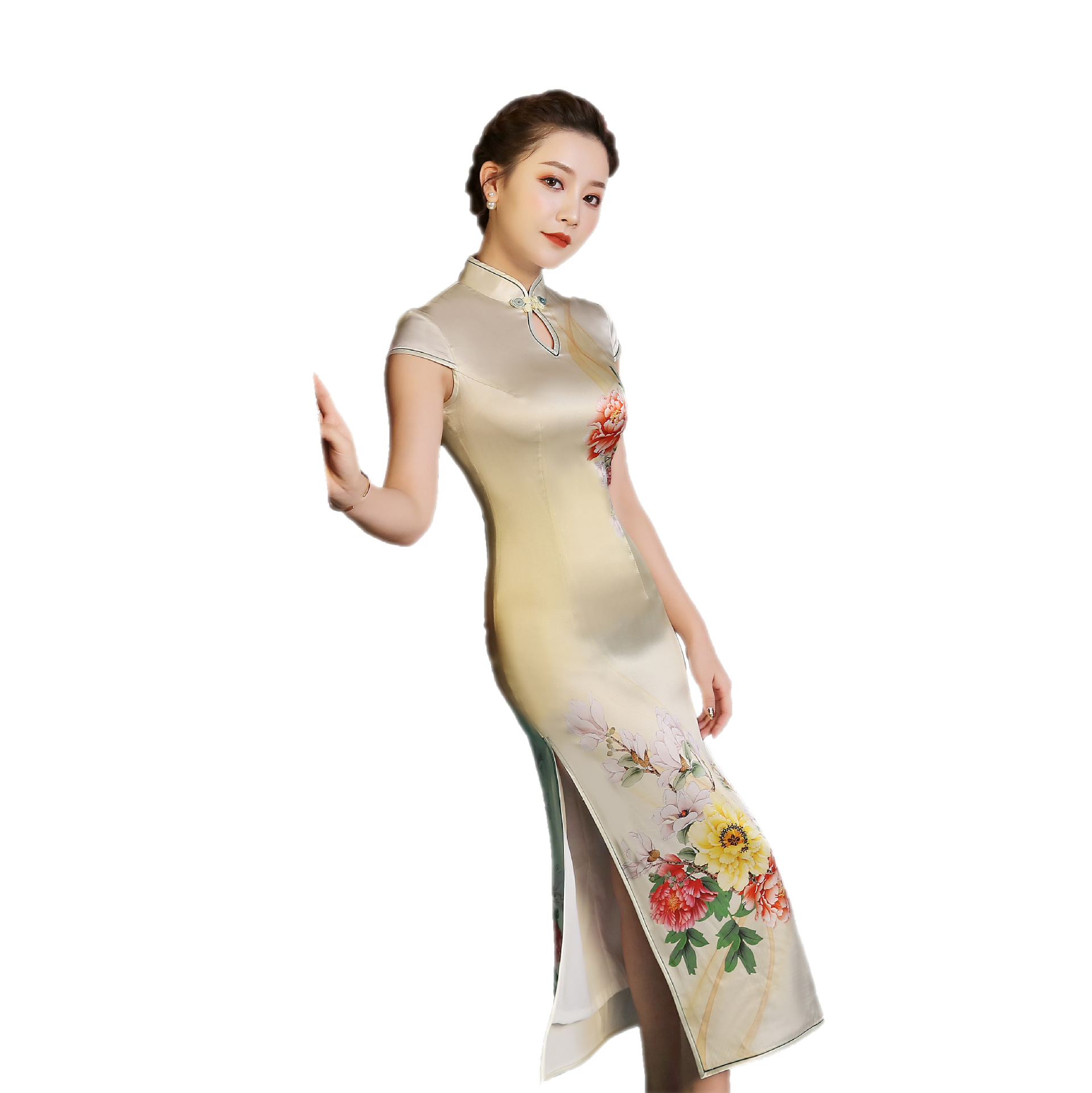 Silk cheongsam