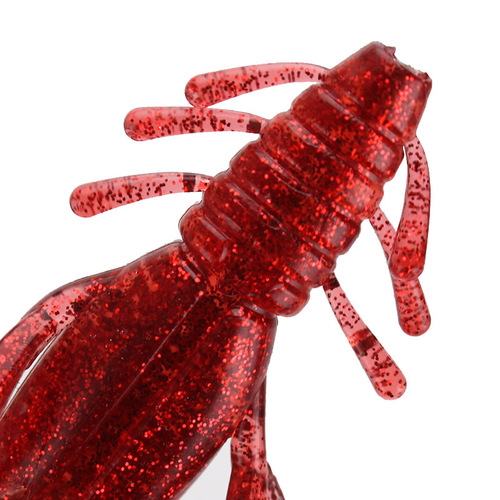 Weihe two-color multi-bearded soft shrimp lure soft bait soft prawn fake bait 10cm10g cross-border e-commerce Weihai fishing gear