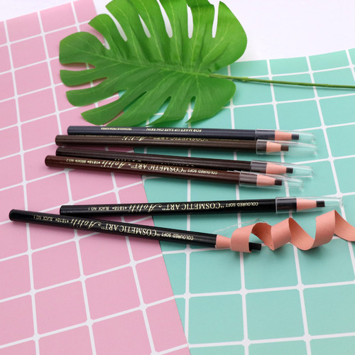 Eyebrow Pen Wholesale Multi-Color Threaded Eyebrow Pencil Easy to Use Threaded Eyebrow Pen 1818 Waterproof Threaded Eyebrow Pen Eyeliner