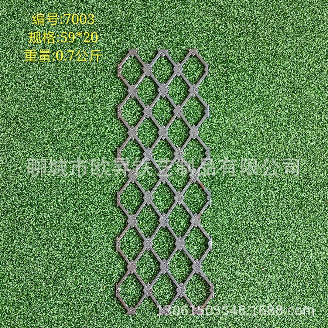 铁艺配件玛钢铸造大门装饰铁花铁艺栏杆装饰花铸铁网格花楼梯花